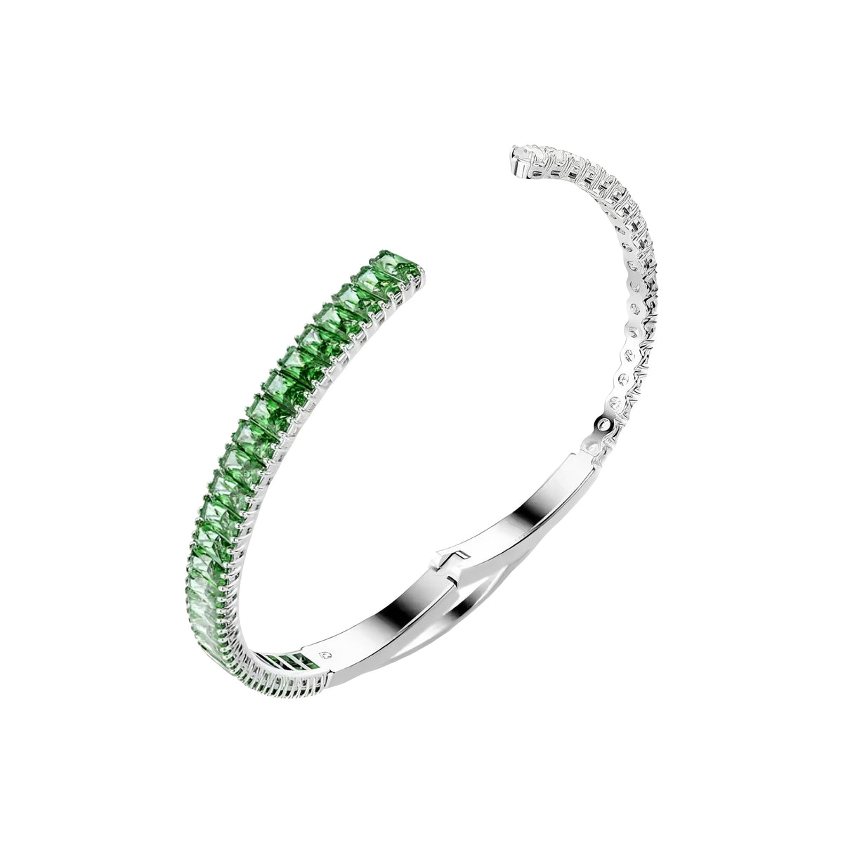 Yvonne Green Baguette Open Bangle
