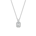 Zadie Rectangle White Necklace