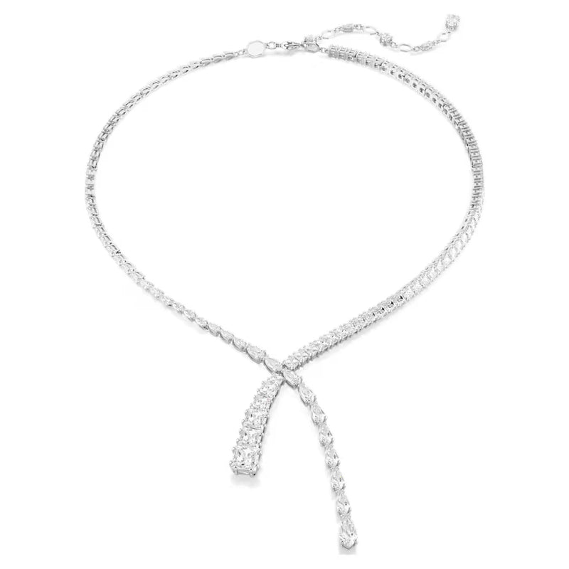 Zenzi Silver X shape Necklace
