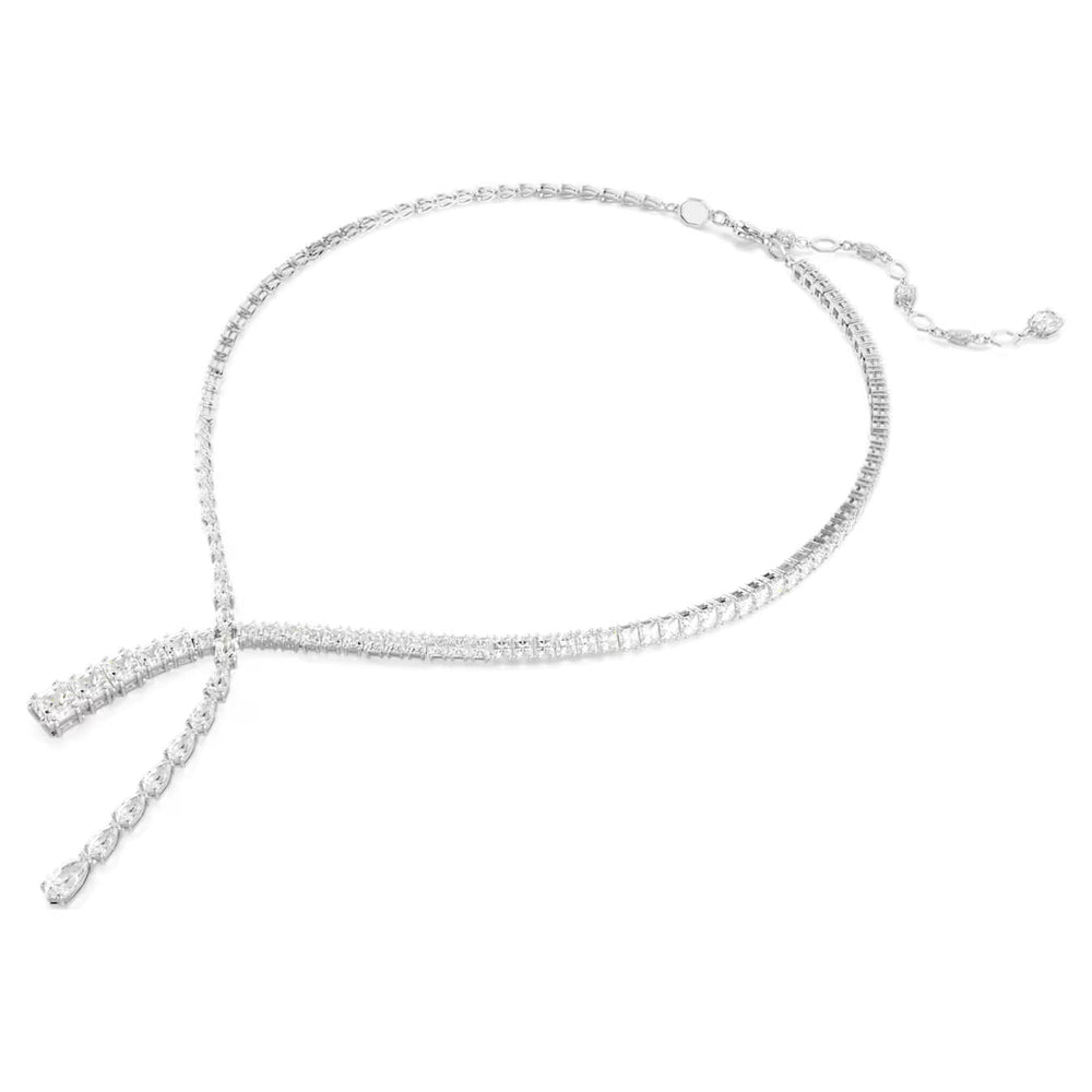 Zenzi Silver X shape Necklace