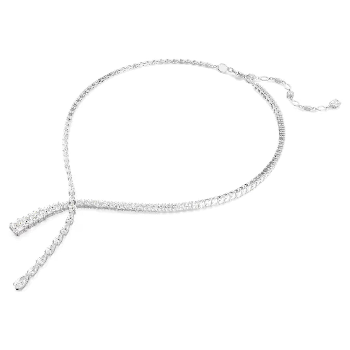 Zenzi Silver X shape Necklace