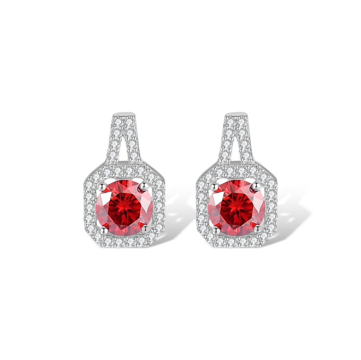 Zéphyrine Ruby Round Necklace Set