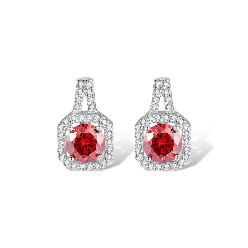 Zéphyrine Ruby Round Necklace Set