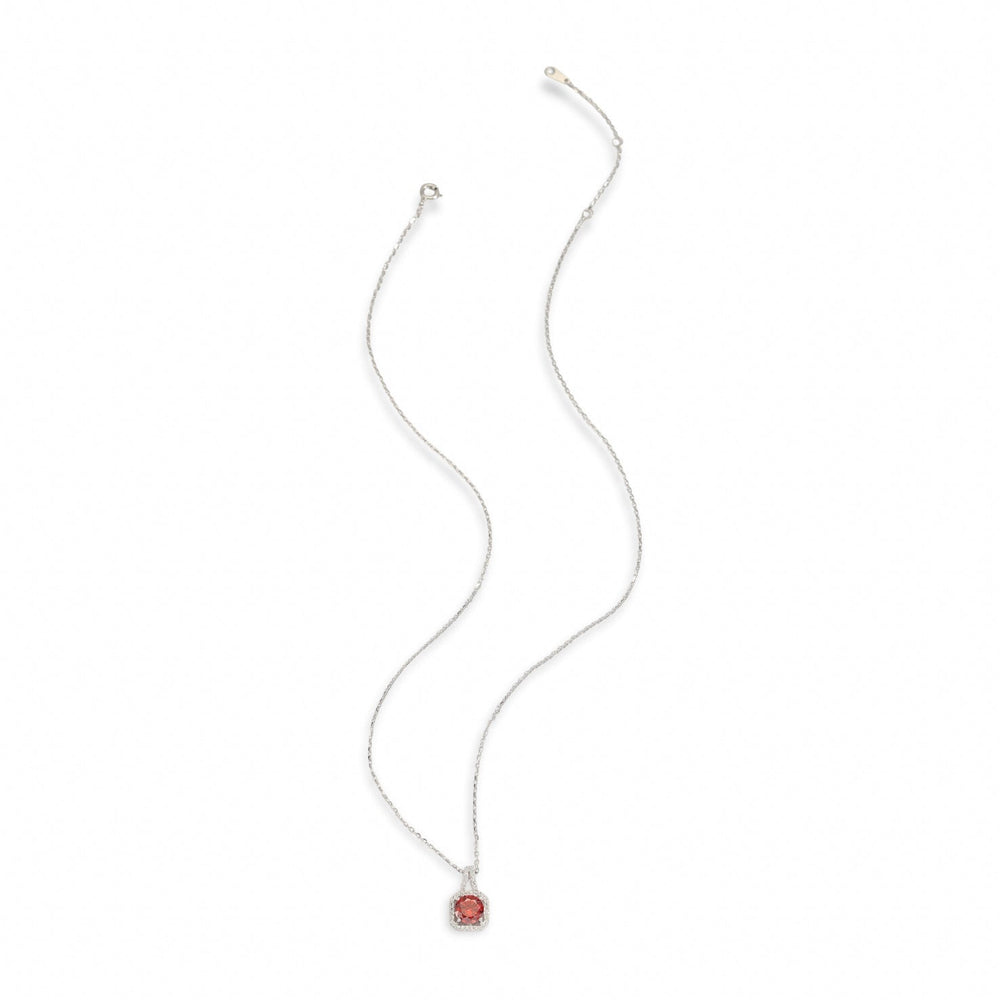 Zéphyrine Ruby Round Necklace Set