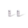 Zindl White Oval Earrings