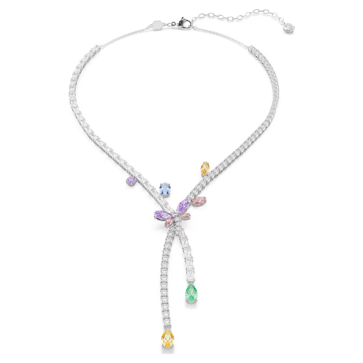 Zinnia Multicolor Dragonfly Necklace