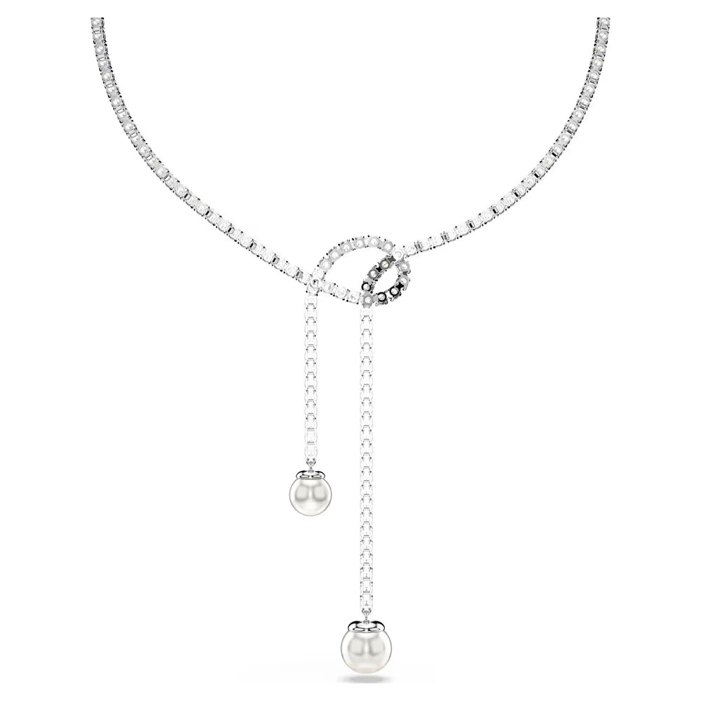 Zita Silver Pearl Necklace