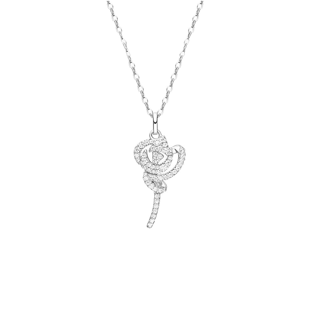 Zoé White Floral Necklace