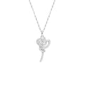 Zoé White Floral Necklace