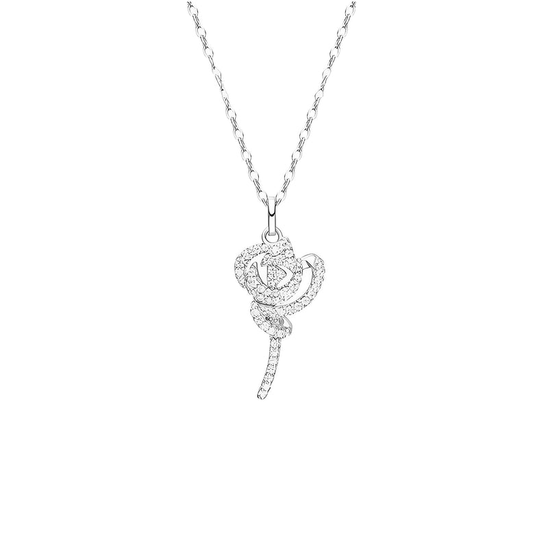 Zoé White Floral Necklace