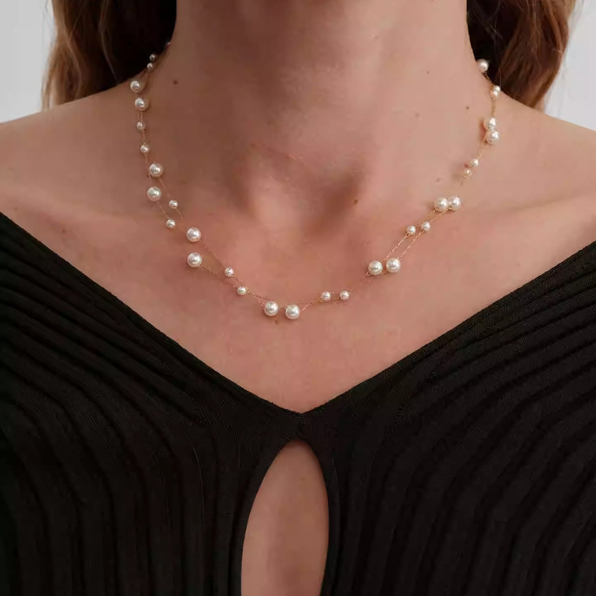 Katrin White Pearl Necklace