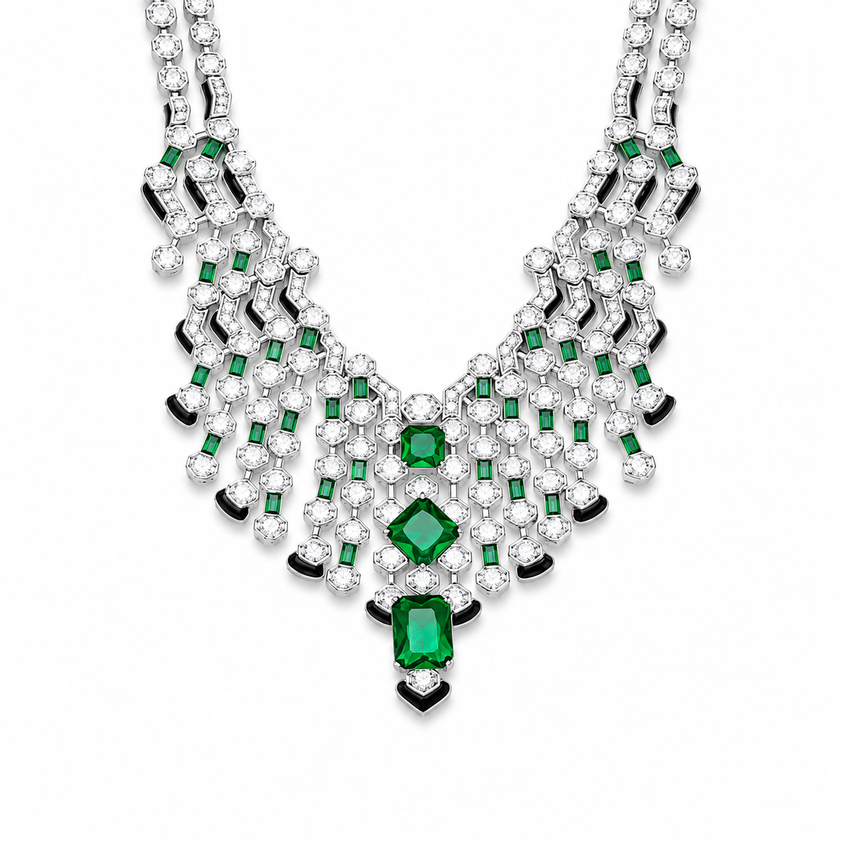 Kunlinde Cushion Tassel Necklace