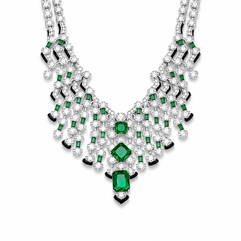 Kunlinde Cushion Tassel Necklace